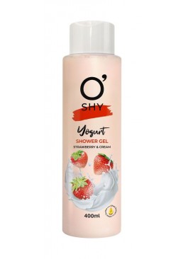 Гель для душа O'shy Yogurt Shower Gel Strawberry & Cream, 400 мл